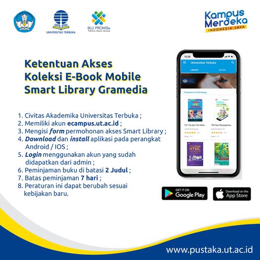 E-Book Mobile dari Smart Library Gramedia